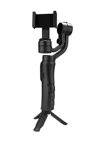 Handheld 3-axis Gimbal Stabilizer Compatible with All Brands of Smartphones for VLOGGING-FILMING, Multipurpose-Black