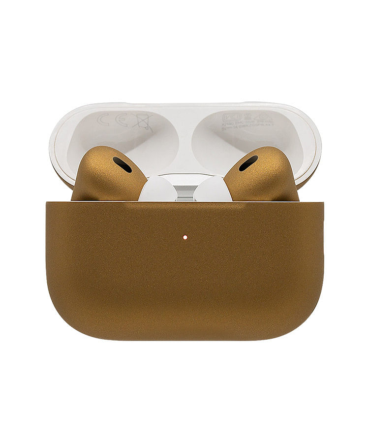 Apple Airpods Pro (2nd Generation) Customized By Caviar Matte Metallic Gold