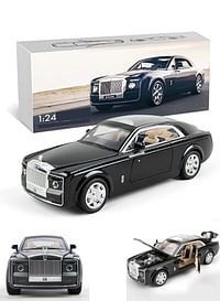 Diecast Luxury Coupe Model Collectable Toy Car | Pull Back Wheels Simulation 1:24 | Sound & Light