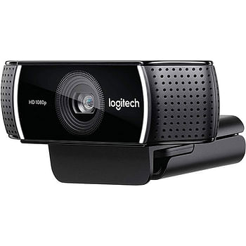Logitech Pro Stream 1080p Webcam For HD Video Streaming And Recording at 1080p 30FPS (960-001211) Black
