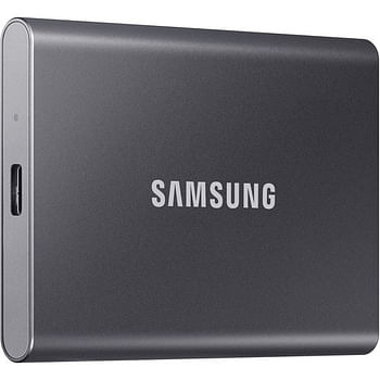 Samsung T7 Portable SSD 1TB With External USB 3.2 Gen 2 & Hardware Encryption Gray