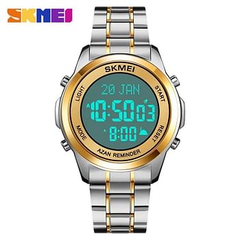 Skmei Men Electronic Watch Multifunctional Worship Watch Waterproof Watch Fashion Business Style For Men 2097 Gold /Silver