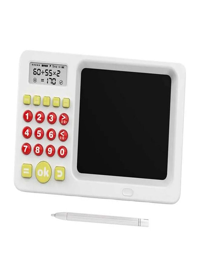 2 in 1 Writing Tablet & Calculator Intelligent Early Education Learning For Boy's & Girl's