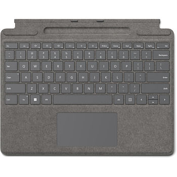 مايكروسوفت لوحة مفاتيح سيرفس برو سيجنتشر مع قلم رفيع 2 (8X6-00061) بلاتيني