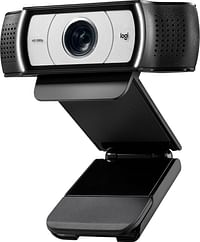 كاميرا ويب لوجيتك C930s Pro HD 1080 لأجهزة الكمبيوتر المحمولة ذات زاوية واسعة جدًا (960-001403) أسود