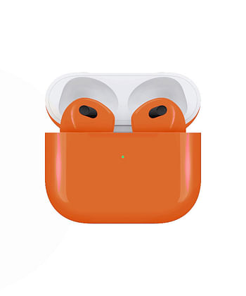 Caviar Customized Apple Airpods (3rd Generation) Glossy Neon Orange