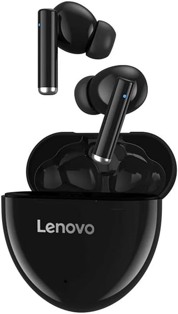 Lenovo HT06-BK Small Bluetooth Wireless Headphones, Black