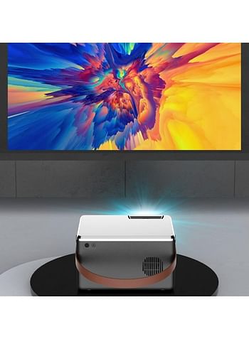 Wireless Android Projector, LED Support 1080P, Mini Portable Projector, Support Mobile Phone WIFI Smart Home Theater