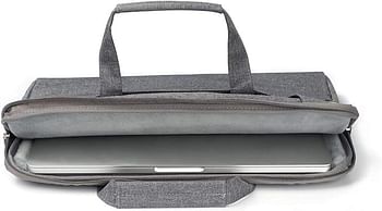 KM shoulder laptop handbag for Mackbook Air/Pro 13.3 inch / 13.6 inch /14inch (Grey color)