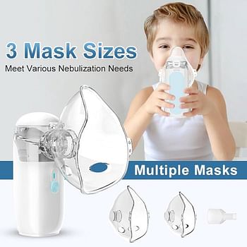 Portable Cool Mist Vaporizer for Adults Kids Daily Home Use ZH-N3 White