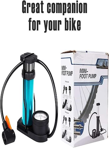 Mini Foot Pump  Bicycle Foot Pump Black