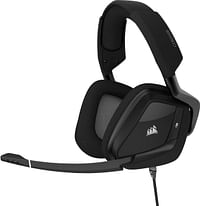 Corsair Void Elite RGB USB Gaming Headset (7.1 Surround Sound, iCUE RGB lighting, microfiber and memory foam ear pads, for PC, Xbox One, PS4, Switch and mobile devices) carbon