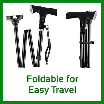 Foldable Magic Cane With LED Light