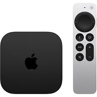 Apple Tv 4k (3rd Gen) Wi-Fi 4K with Dolby Vision & Siri Remote (MN873LL/A) 64GB Black