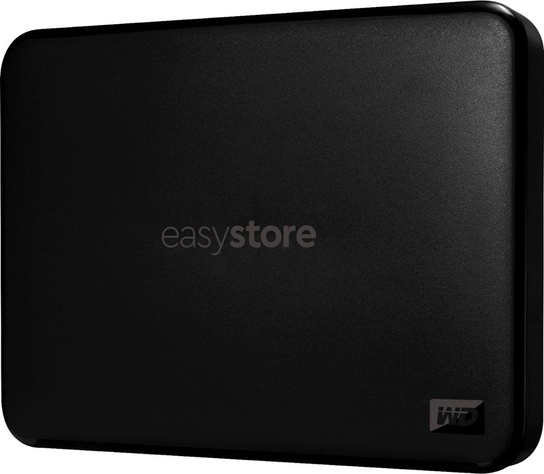 Western Digital Easystore Portable Hard Drive 1TB (WDBAJN0010BBK-WESN) - Black