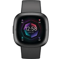 Fitbit Sense 2 Fitness Activity Tracker Smartwatch (FB521BKGB-US) Shadow Gray / Graphite Aluminum