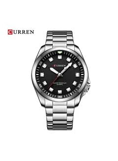 CURREN 8451 Men's Watch  Waterproof Watch Stainless Steel Quartz Business Wrist Watch