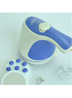 Relax & Spin Tone Spin Tone Massager Wired Body Massager - Purple & White