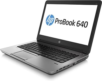 HP Probook 640 G1- 4th Gen Core i5, 8GB RAM, 256GB SSD - 14'' Non reflective Display, DVD Super Multi Drive, USB 3.0, Windows 10 Pro