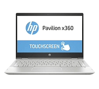 HP Pavilion x360 Convertible 14 Inch Touch Screen Laptop - 10th Gen Intel Core i5 - 8GB DDR4 RAM - 256GB SSD NVME - Windows 10 Pro -Natural Silver