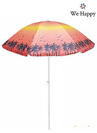 مظلة شاطئ محمولة مناسبة لنزهات الحديقة والتخييم - قد تختلف تصاميم الألوان