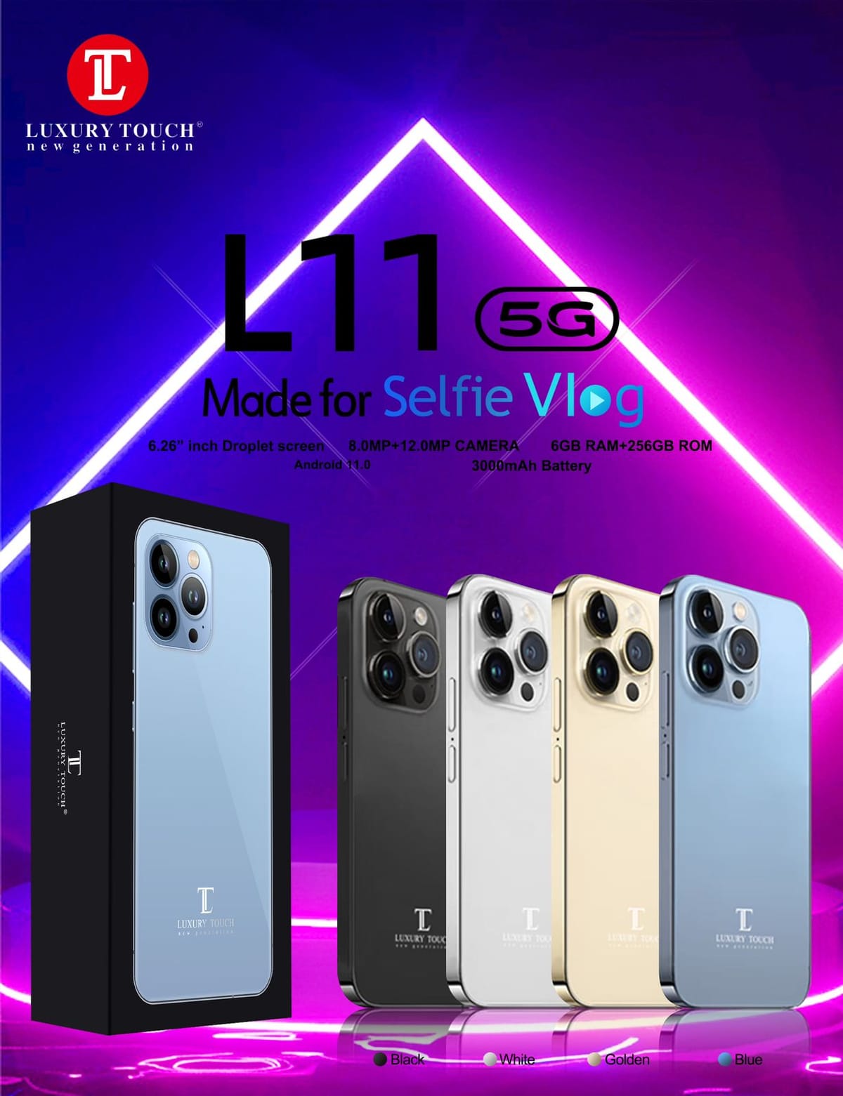 Luxury Touch New Generation L11 Dual Sim Smartphone 