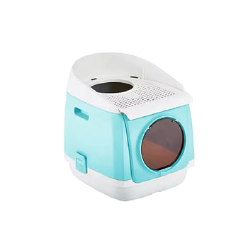 Pakeway Free Cabin Litter Box 45.9x54.9x49.2cm - Cyan