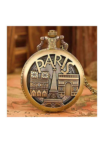 Yash Paris Themed Quartz Pocket Watch