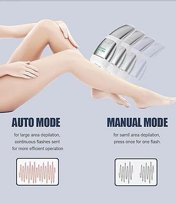 IPL Hair Removal T021K A Laser Epilator Permanent Hair Removal Machine with Skin Color Auto Recognition Electric Depilador