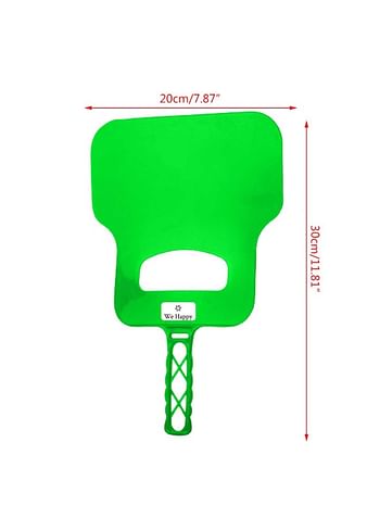 -We Happy Plastic Barbecue Hand Fan Portable BBQ Air Blower Tool - Bright Green