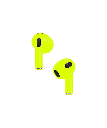 Caviar Customized Apple Airpods (3rd Generation) Glossy Neon Yellow