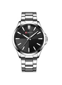 CURREN Men's Waterproof Analog Wristwatch 8322 - 45 mm - Silver