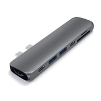 Satechi - Aluminum Type-C Pro Hub Adapter with 4K HDMI - Space Gray