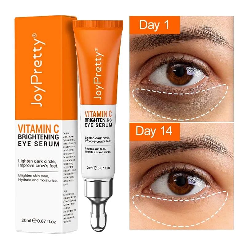 Vitamin C Brightening Eye Cream Serum, Remove Dark Circles, Eye Bags, Wrinkles And Fine Lines - 20 ml