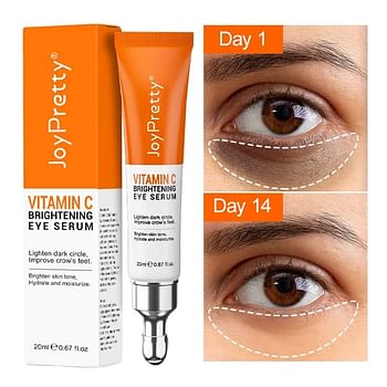 Vitamin C Brightening Eye Cream Serum, Remove Dark Circles, Eye Bags, Wrinkles And Fine Lines - 20 ml