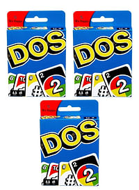 Pack of 3 We Happy DOS Interactive Indoor Family Card Game Fun Activity Toy