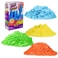 UKR Play Sand Magical & Mouldable Sand Toy Set of 4,DIY Sensory Toys for Kids Age 3