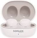 Sonilex SL-BT-215 AIR-10 Bluetooth Headset (White, True Wireless)