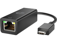 HP RTL8153-03 USB-C to RJ45 Adapter - Black