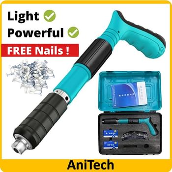 Portable Nail gun Multifunctional Ergonomic Design Strong Penetrating Low Noise