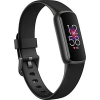 Fitbit Activity Tracker Luxe Fitness Watch FB422BKBK Graphite Stainless Steel Black