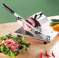 Manual Frozen Meat Slicer Hand Meat Slicing Machine Beef Mutton Roll Meat Cheese Slicer Stainless Steel Meat Slicer Cutter