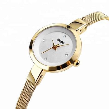 SKMEI 1390 Stainless Steel Analog Watch For Women