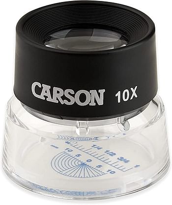 Carson LumiLoupe Series Pre-Focused Stand Magnifier Loupes (LL-20)