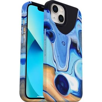 OtterBox iPhone 13 Case with MagSafe Figura Series - Saturn Graphic (Blue)