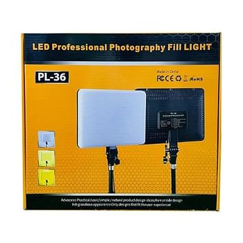 مصباح LED احترافي للتصوير الفوتوغرافي مزود بشاشة لمس USB PL-36