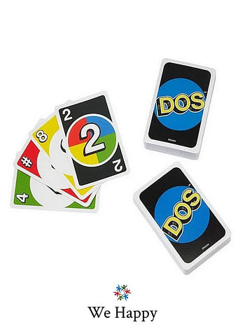 Pack of 2 We Happy DOS Interactive Indoor Family Card Game Fun Activity Toy