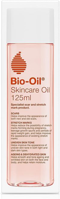 Bio-Oil Skincare oil| Specialist for Scar and Stretch marks,Uneven Skin tone, Ageing & Dehydrated Skin|Dermatologically Tested|Formulated for all Skin types|with Natural Oils(Vitamin A & E)-125ml Visit the Bio-Oil Store