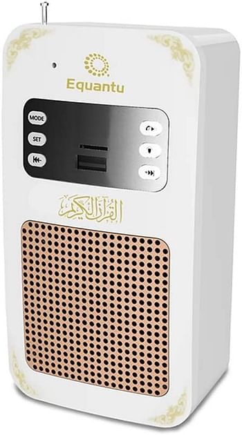 Equantu SQ-669 Smart Wall Plug Quran Speaker With Remote Bluetooth/Radio/Usb & SD