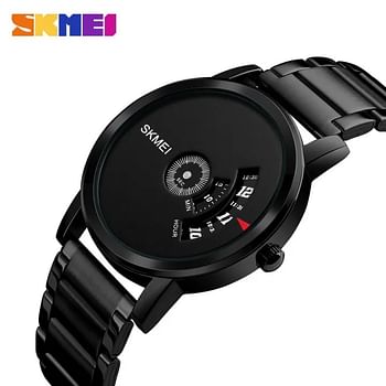 SKMEI 1260 Fashion Quartz Waterresist Creative Stainless Steel Business Watch For Men.